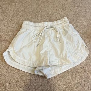 White forever 21 woman’s athletic shorts